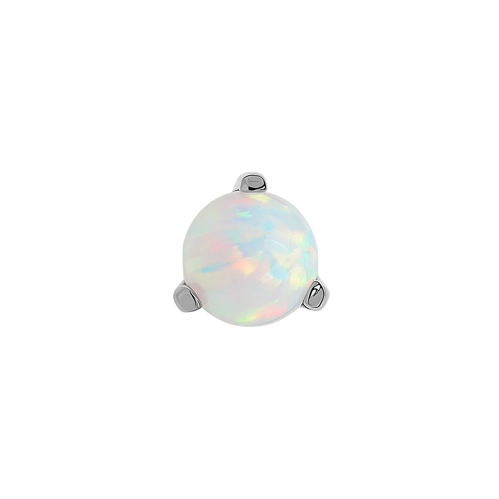 Tilum Titanium 18g–16g Internal Pronged Opal Ball — Price Per 1