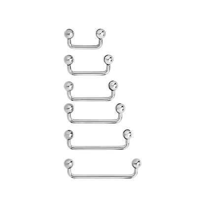 Tilum 14g Internally Threaded Titanium Surface Barbell with 2.75mm Rise - Price Per 1 - Painful Pleasures