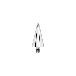 14g - 12g Internally Threaded 3mm x 6mm Spike - Price Per 1 - Painful Pleasures