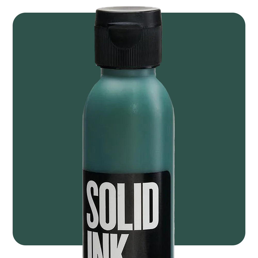 Solid Ink "Old Pigments" — 2oz Bottle — Dirty Green