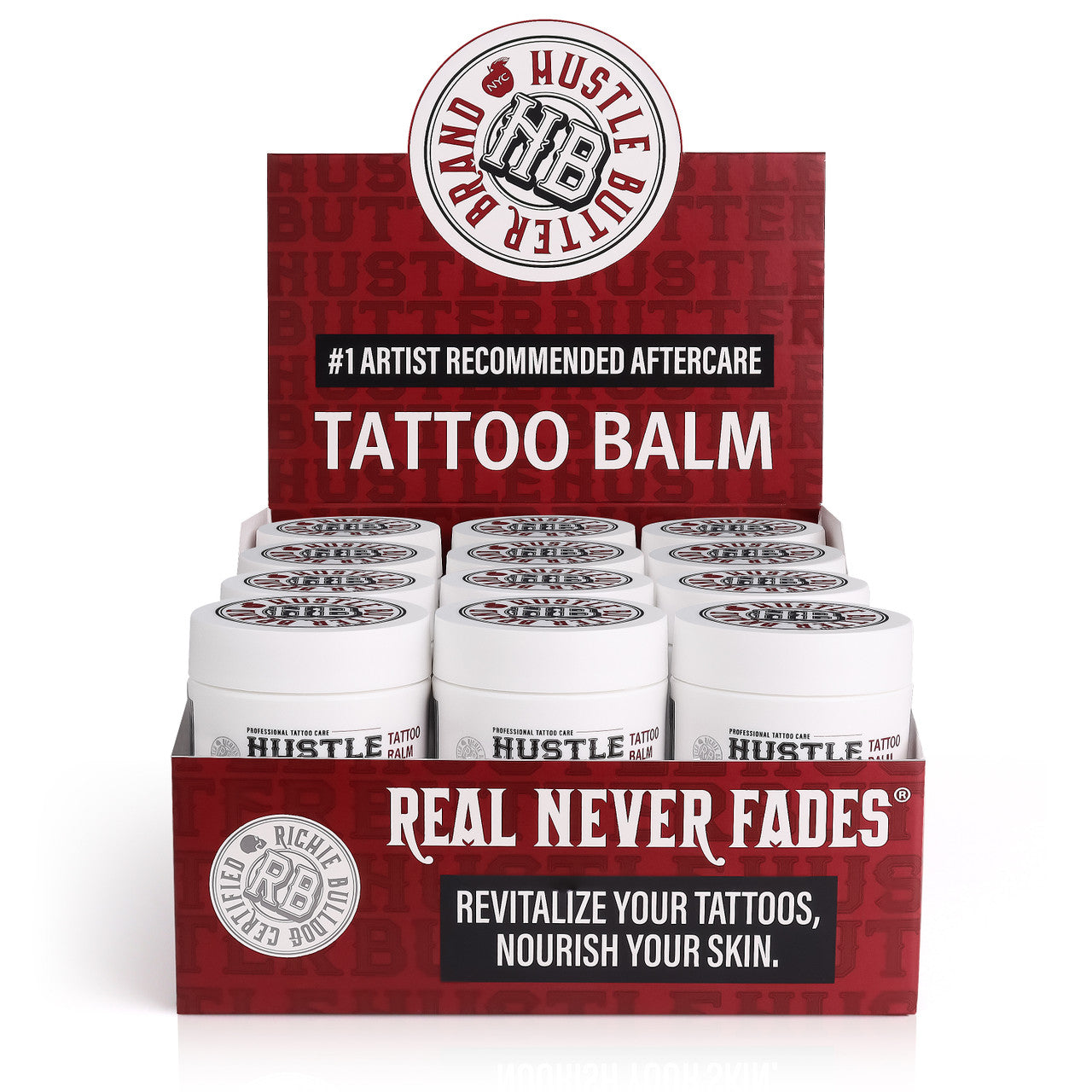 Hustle Butter Deluxe Tattoo Aftercare — 1oz — Single or Case of 48 - Painful Pleasures
