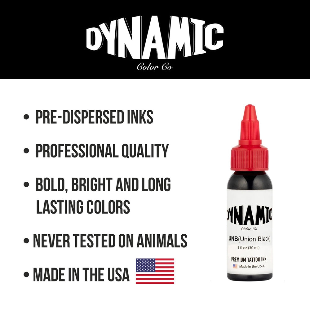 Dynamic Union Black Tattoo Ink 1oz - 05