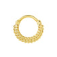 16g PVD Gold Micron Beaded Rope Clicker