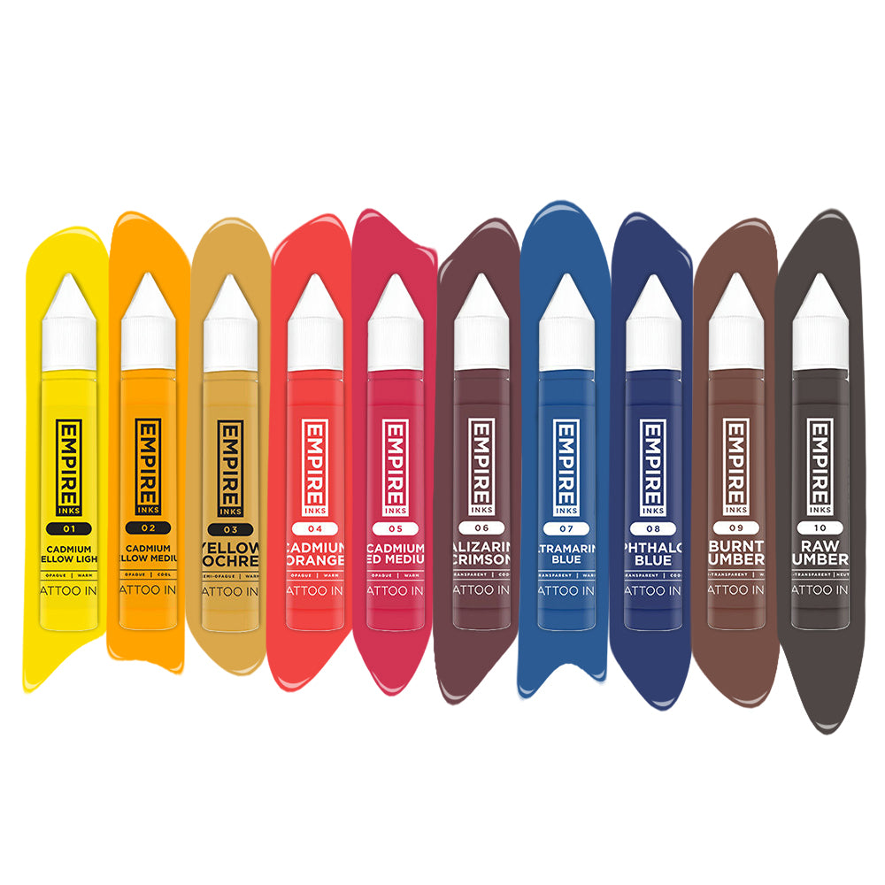 Empire Inks — Color Set of 10 Bottles — Pick Size - Painful Pleasures