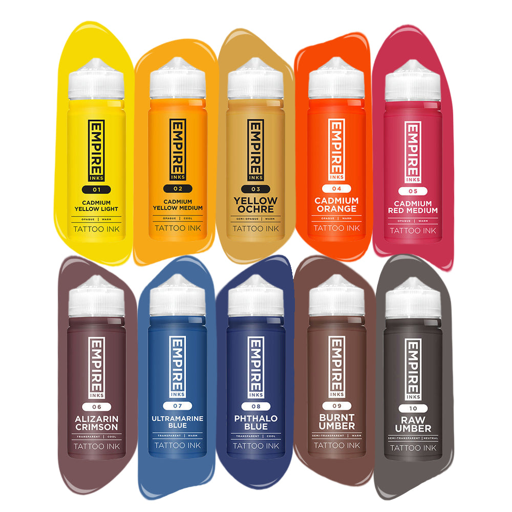 Empire Inks — Color Set of 10 Bottles — Pick Size - Painful Pleasures