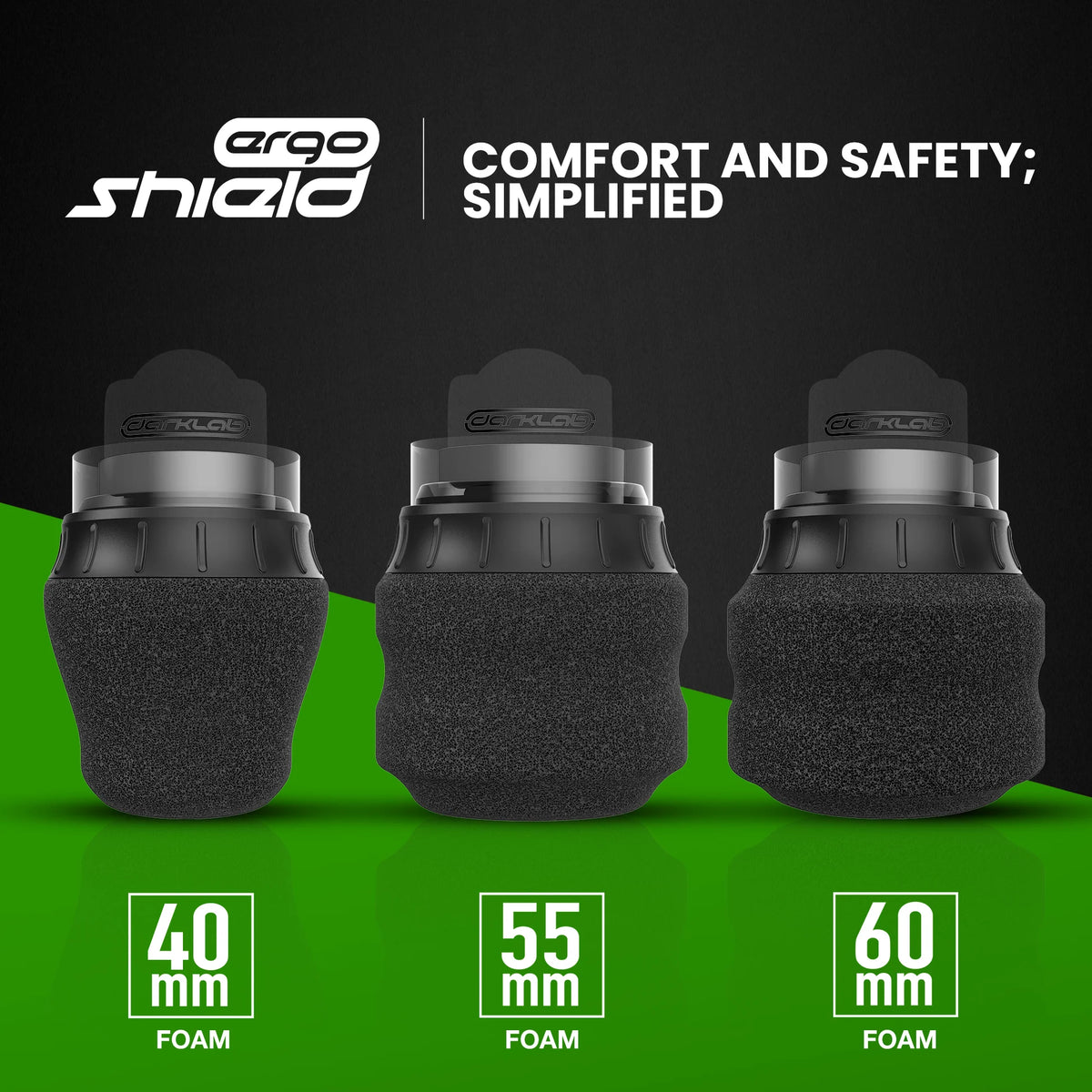 Darklab Ergo Shield 60mm Grip — Box of 24