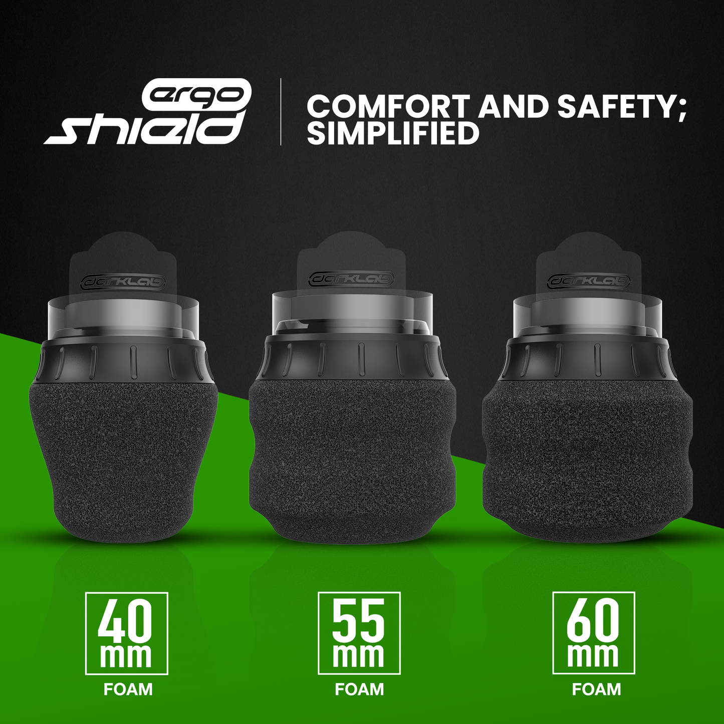 Darklab ErgoShield 60mm Grip - Box of 24