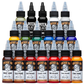 Vintage Ink Set of 18 — 1oz Bottles — Eternal Tattoo Ink - Painful Pleasures