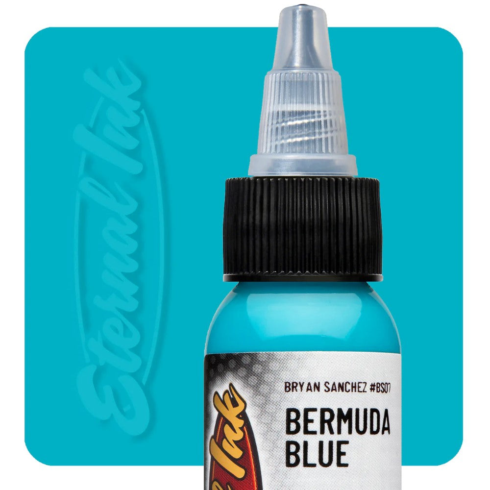 Eternal Tattoo Ink - 2oz Bottle - Pick Your Color Bermuda Blue 2oz