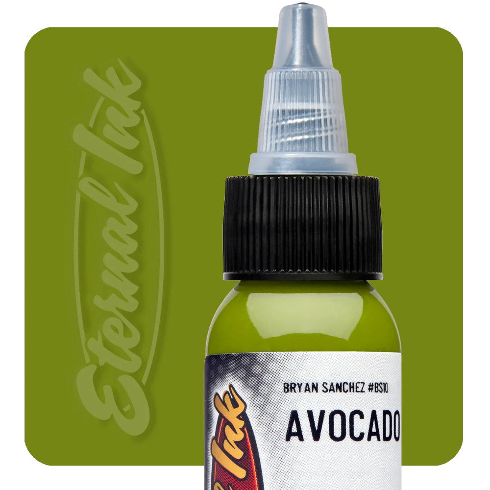 Eternal Tattoo Ink - 2oz Bottle - Pick Your Color Avocado 2oz