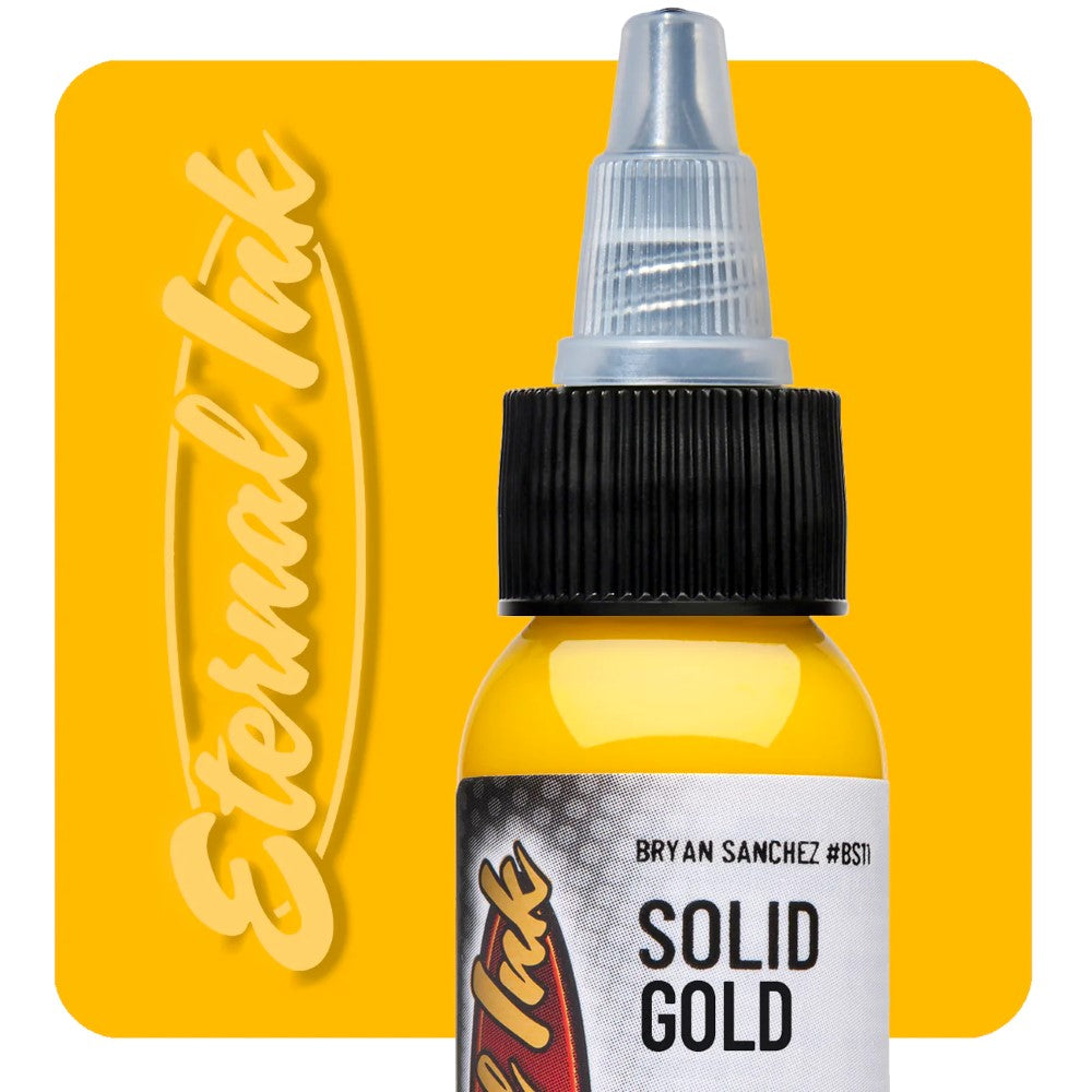 Solid Gold - Eternal Tattoo Ink - Pick Your Size