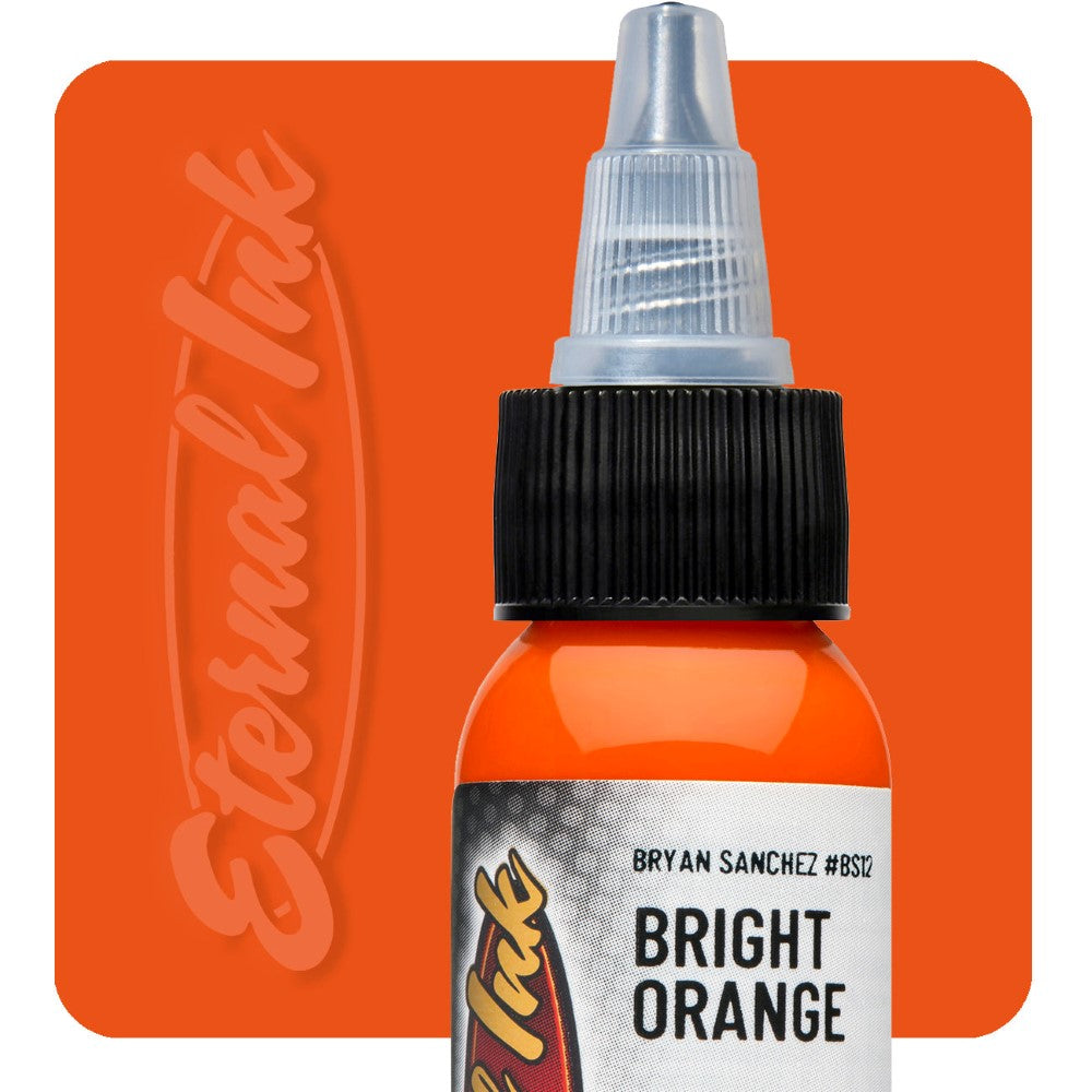 Eternal Tattoo Ink - 2oz Bottle - Pick Your Color Bright Orange 2oz