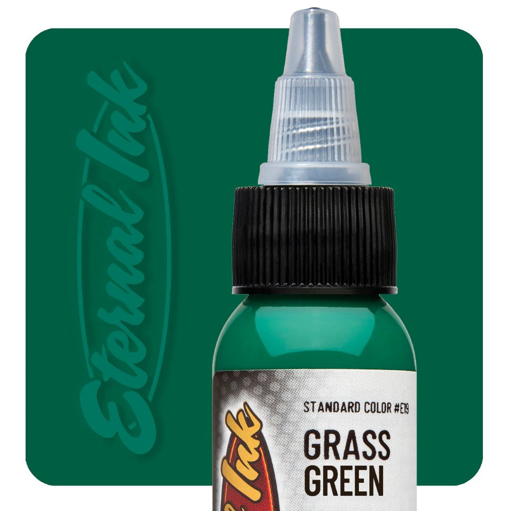 Eternal Tattoo Ink - 4oz Bottle - Pick Your Color Grass Green 4oz