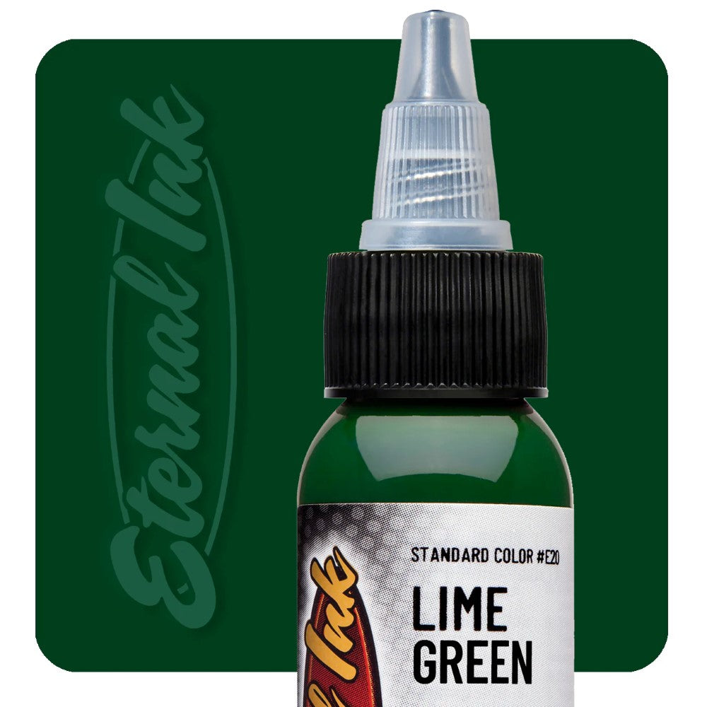 Eternal Tattoo Ink - 1/2 oz Bottle - Pick Your Color Lime Green