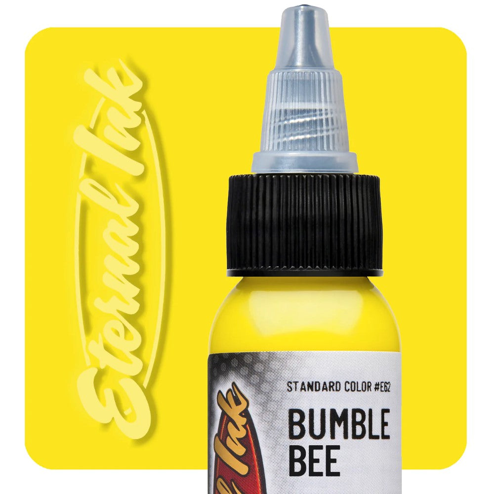 Eternal Tattoo Ink - 2oz Bottle - Pick Your Color Bumble Bee 2oz