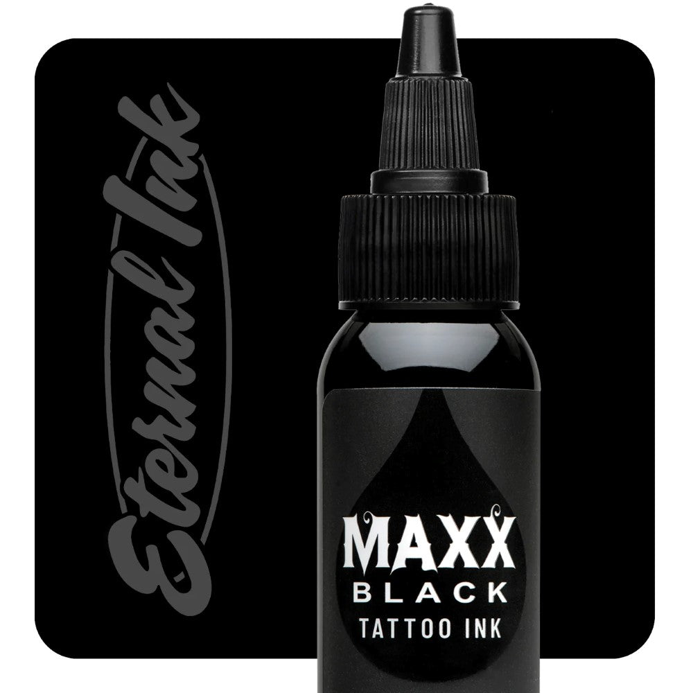 Maxx Black — Eternal Tattoo Ink — Pick Size
