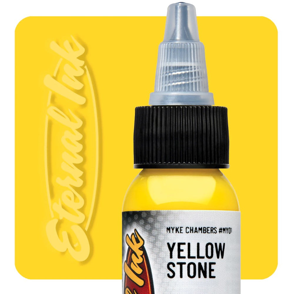 Myke Chambers Yellow Stone — Eternal Tattoo Ink — Pick Size