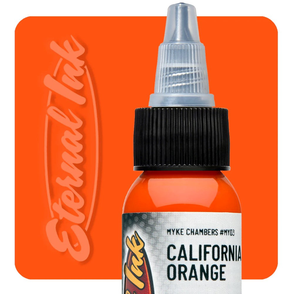Myke Chambers California Orange — Eternal Tattoo Ink — Pick Size