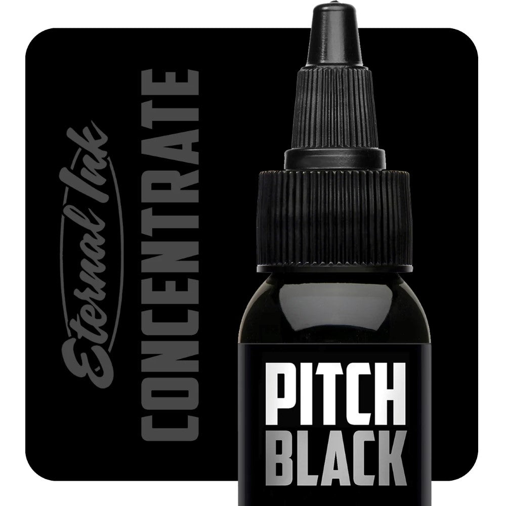 Pitch Black Concentrate — Eternal Tattoo Ink — Pick Size