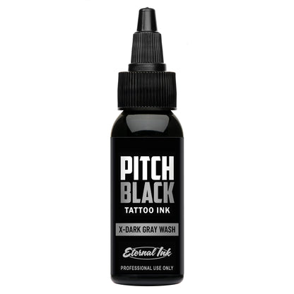 Pitch Black X-tra Dark Gray Wash — Eternal Ink — Pick Size - Painful Pleasures