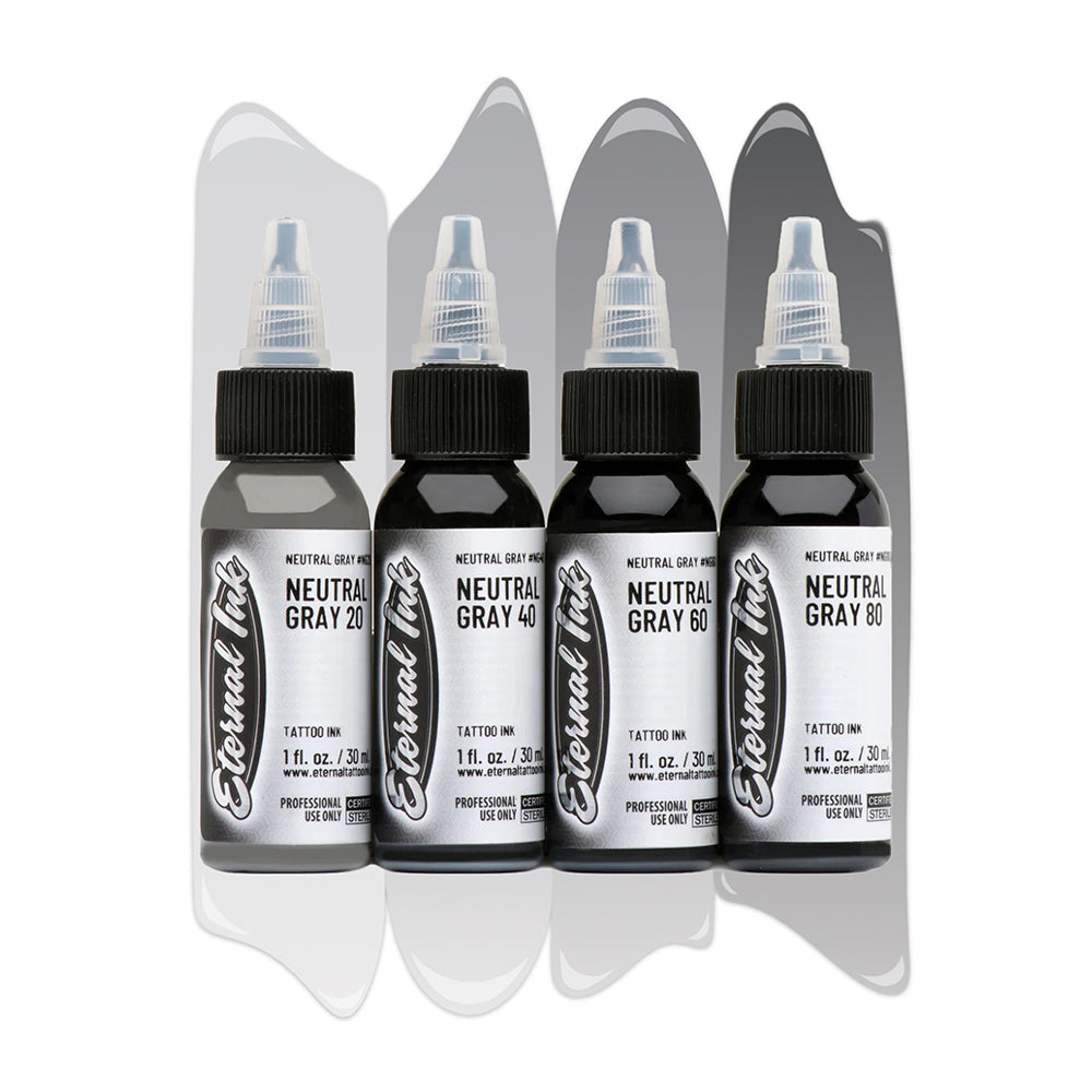 Eternal Ink Neutral Gray Ink Set — Four 1 fl. oz. Bottles — Price Per 1