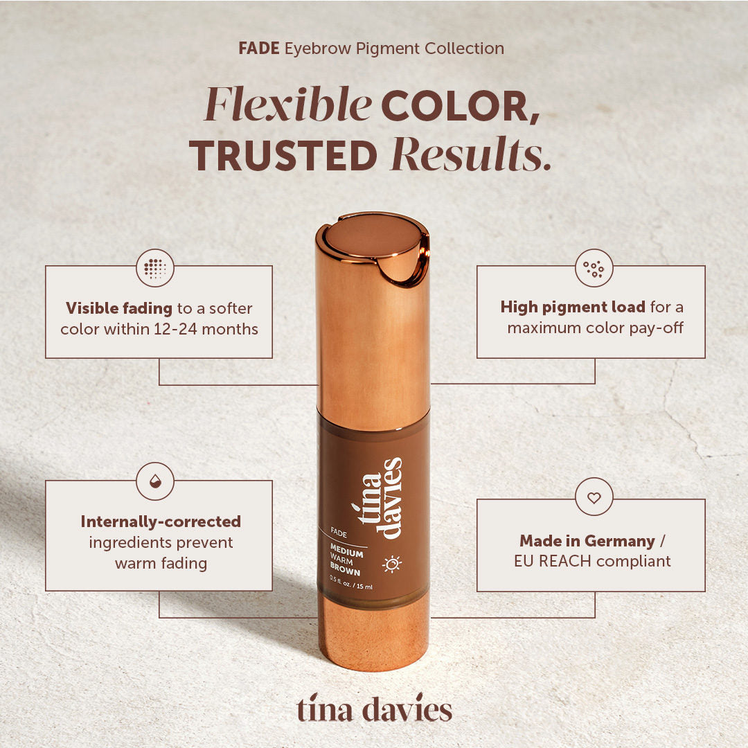 Tina Davies FADE Eyebrow Pigment Collection — 8 1/2oz Bottles