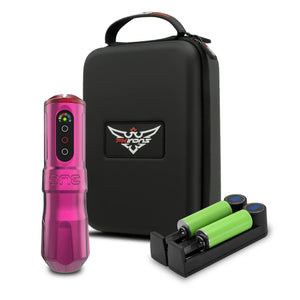 FK Irons One Tattoo Machine with Drop in Battery — Pick Stroke and Color - Painful Pleasures