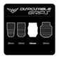 FK Irons EXO Rubber 40mm Disposable Tattoo Grips — Black — Box of 24