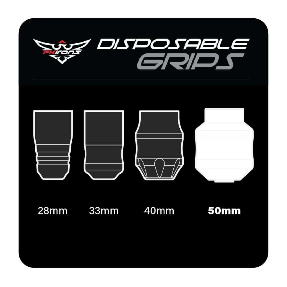 FK Irons Gorilla 2” (50mm) Disposable Foam Grips — Box of 24 - Painful Pleasures
