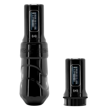 FK Irons Flux Max Tattoo Machine with 2 PowerBolt 2.0 — Pick Stroke Length and Color