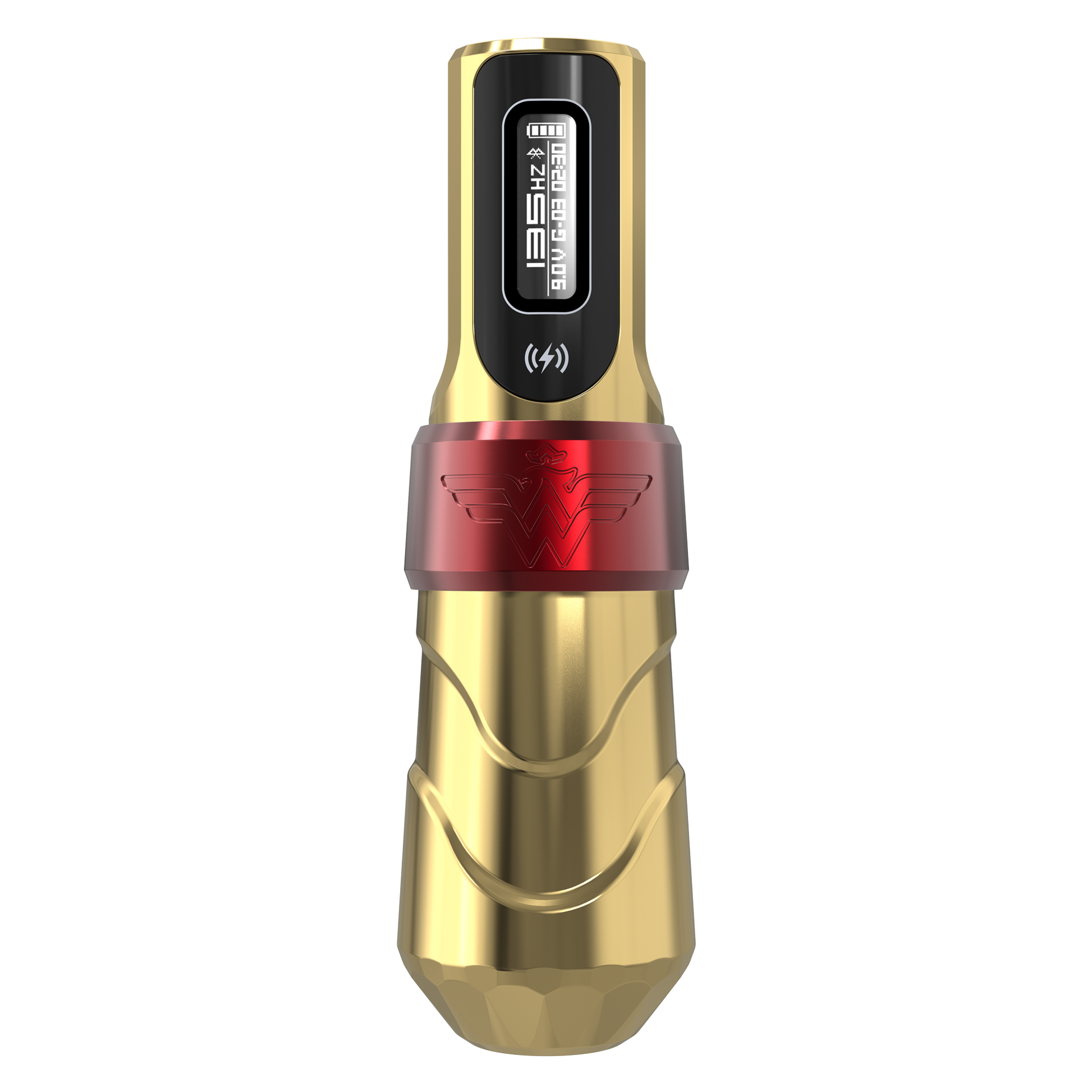 FK Irons Flux Max Tattoo Machine with 2 PowerBolt 2.0 — Special Edition The Wonder — 4.0mm Stroke