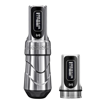 FK Irons Flux Max Tattoo Machine with 2 PowerBolt 2.0 — Pick Stroke Length and Color - Painful Pleasures