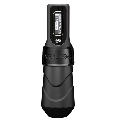 FK Irons Flux Max Tattoo Machine with 1 PowerBolt 2.0 — Pick Color and Stroke Length - Painful Pleasures