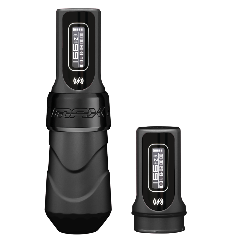 Flux Max Tattoo Machine w/ 2 PowerBolt 2.0 | FK Irons - Painful Flux Max Tattoo Machine w/ 2 PowerBolt 2.0 | FK Irons - Painful