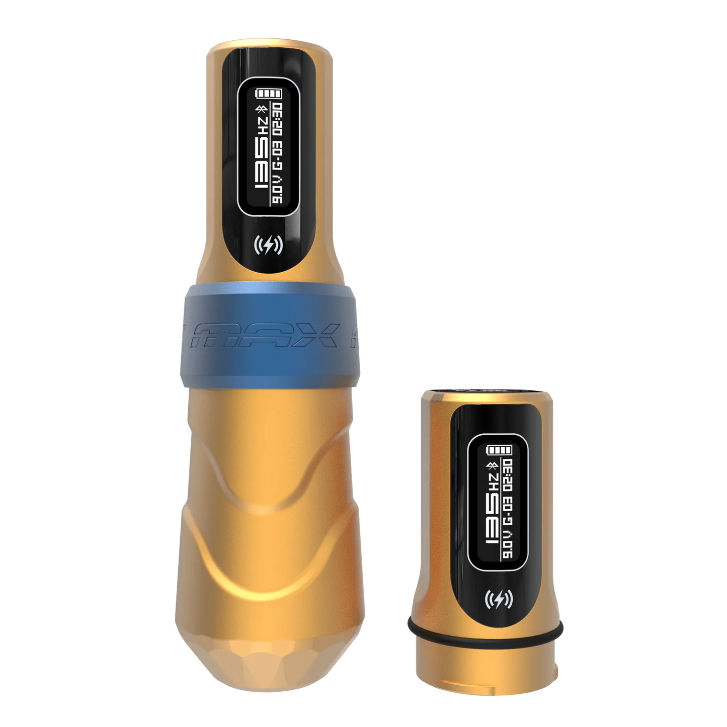 FK Irons Limited Edition Logan Flux Max Tattoo Machine with 2 PowerBolt 2.0 — 4.0mm Stroke
