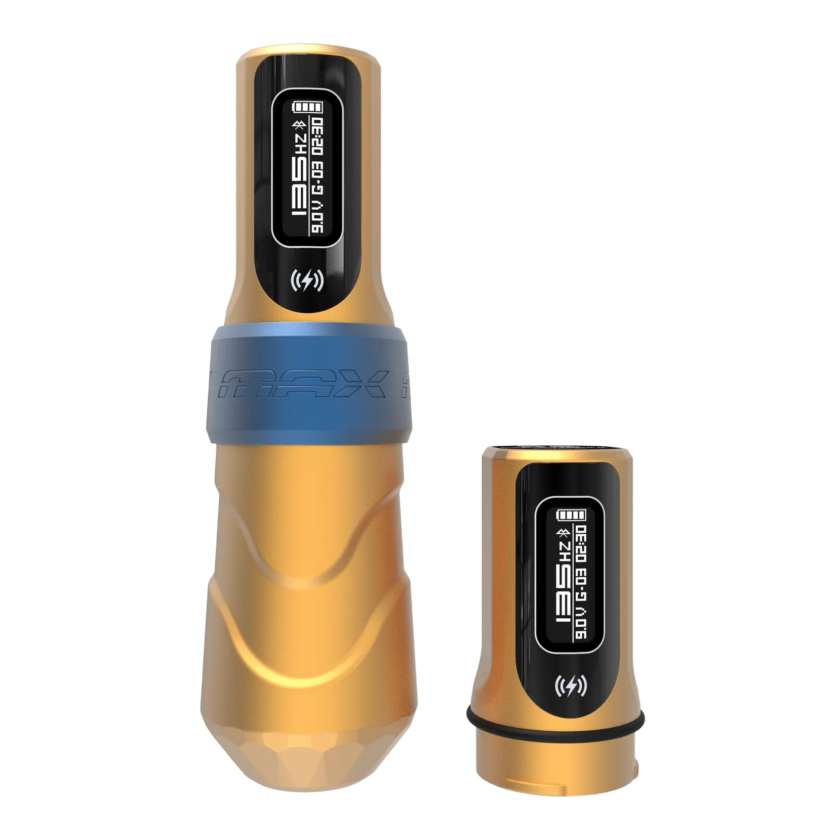 FK Irons Limited Edition Logan Flux Max Tattoo Machine with 2 PowerBolt 2.0 — 4.0mm Stroke