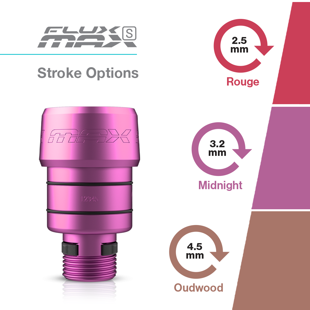 Microbeau Flux S Max Permanent Makeup Machine — Pick Color and Stroke Length