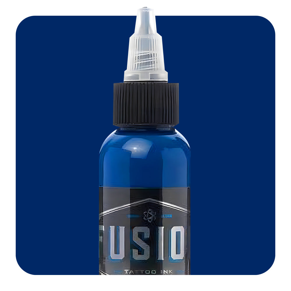 Bio-Mech Blue — Fusion Tattoo Ink — 1oz Bottle - Painful Pleasures