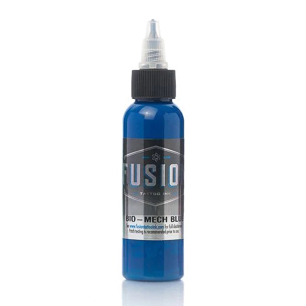 Bio-Mech Blue — Fusion Tattoo Ink — 1oz Bottle - Painful Pleasures