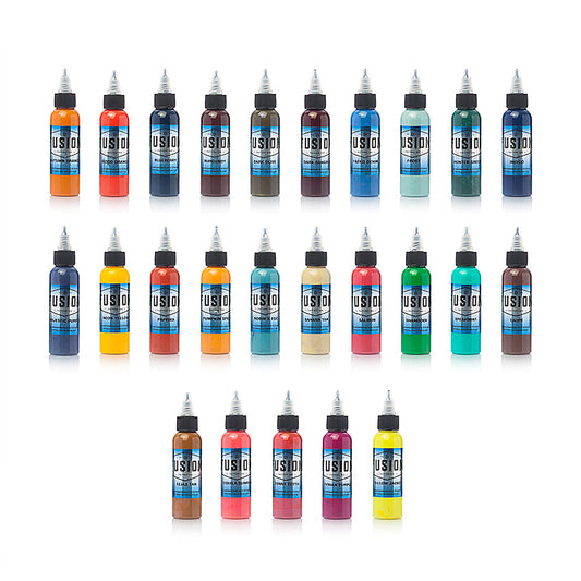 25 Color Ink Set — Fusion Tattoo Ink