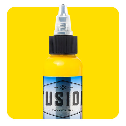 Atomic Yellow — Fusion Tattoo Ink — Pick Your Size - Painful Pleasures
