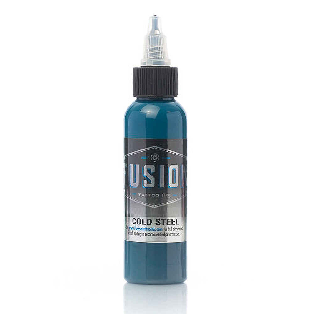 Cold Steel — Fusion Tattoo Ink — 1oz - Painful Pleasures