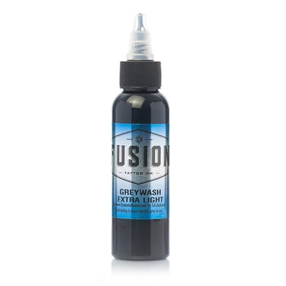 Greywash Extra Light — Fusion Tattoo Ink — Pick Size - Painful Pleasures