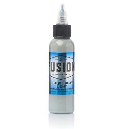 Opaque Gray Light — Fusion Tattoo Ink — Pick Size - Painful Pleasures