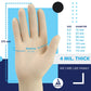 Dynarex White Latex Gloves — Box of 100