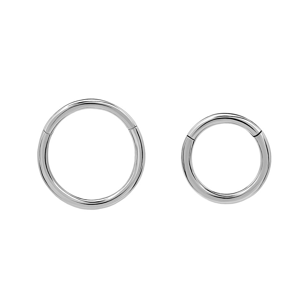 Tilum 16g 14kt White Gold Simple Clicker - Price Per 1