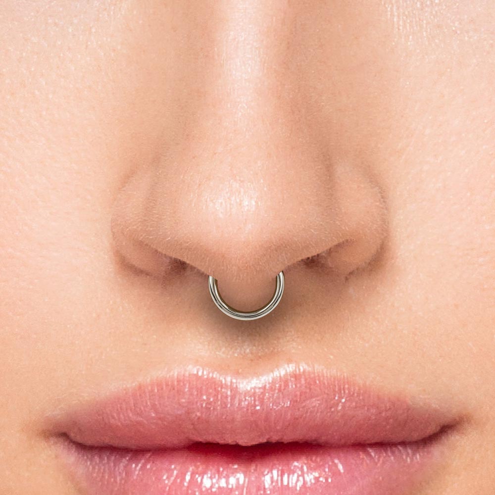 Tilum 16g 14kt White Gold Simple Clicker - Price Per 1