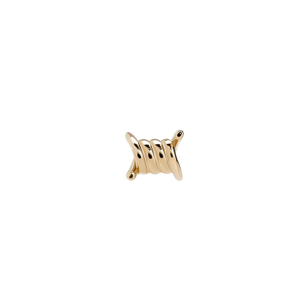 Tilum 14kt Yellow Gold Coiled Helix Threadless Top — Price Per 1