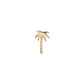 Tilum 14kt Yellow Gold Palm Tree Threadless Top — Price Per 1