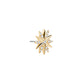Tilum 14kt Yellow Gold Jeweled Star Threadless Top — Price Per 1